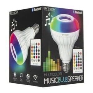 color-changing speaker light bulb with remote control